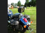 Passenger Sissy Bar Backrest with Rack Kawasaki Vulcan VN900